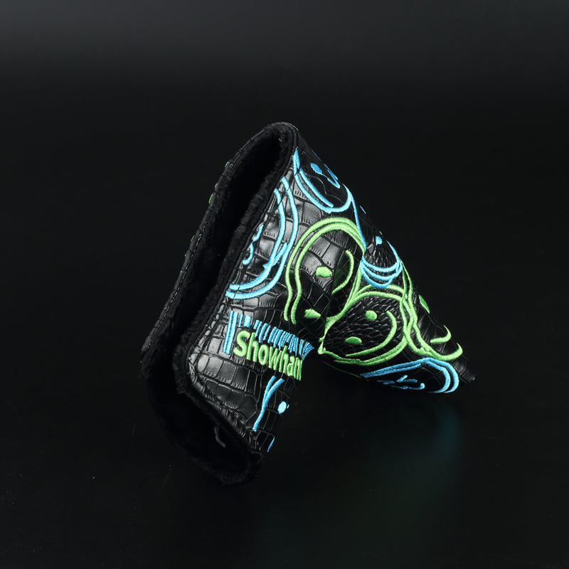 Smile Showhand face Croc Finish-Blade Putter Headcover