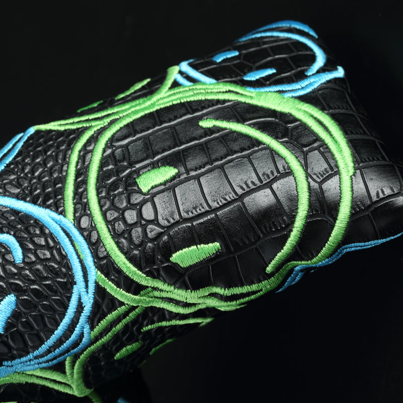 Smile Showhand face Croc Finish-Blade Putter Headcover