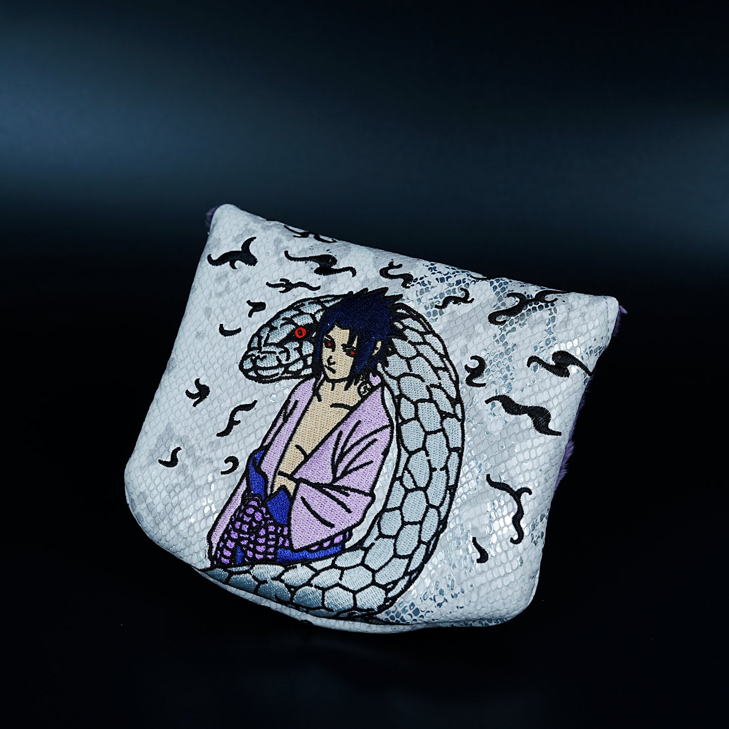 White Snake Sasuke Cursed Edition-Center Shaft Mallet Golf Headcover