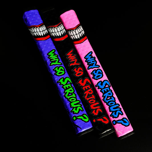 "WHY SO SERIOUS" Joker PISTOL PRO Golf Putter Grip
